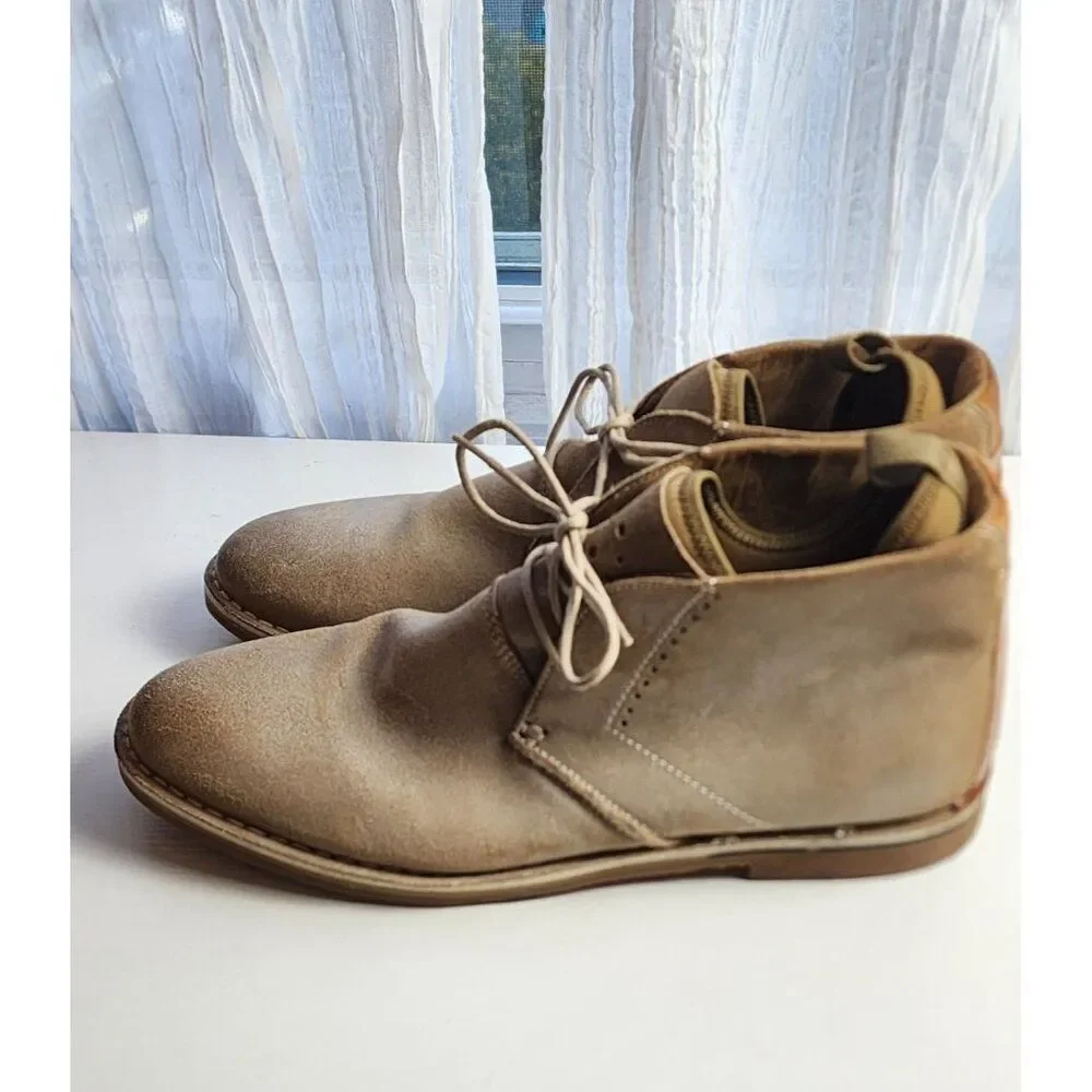 Steve Madden Men's Syrlo Size 12M Camel tone Dress Shoes